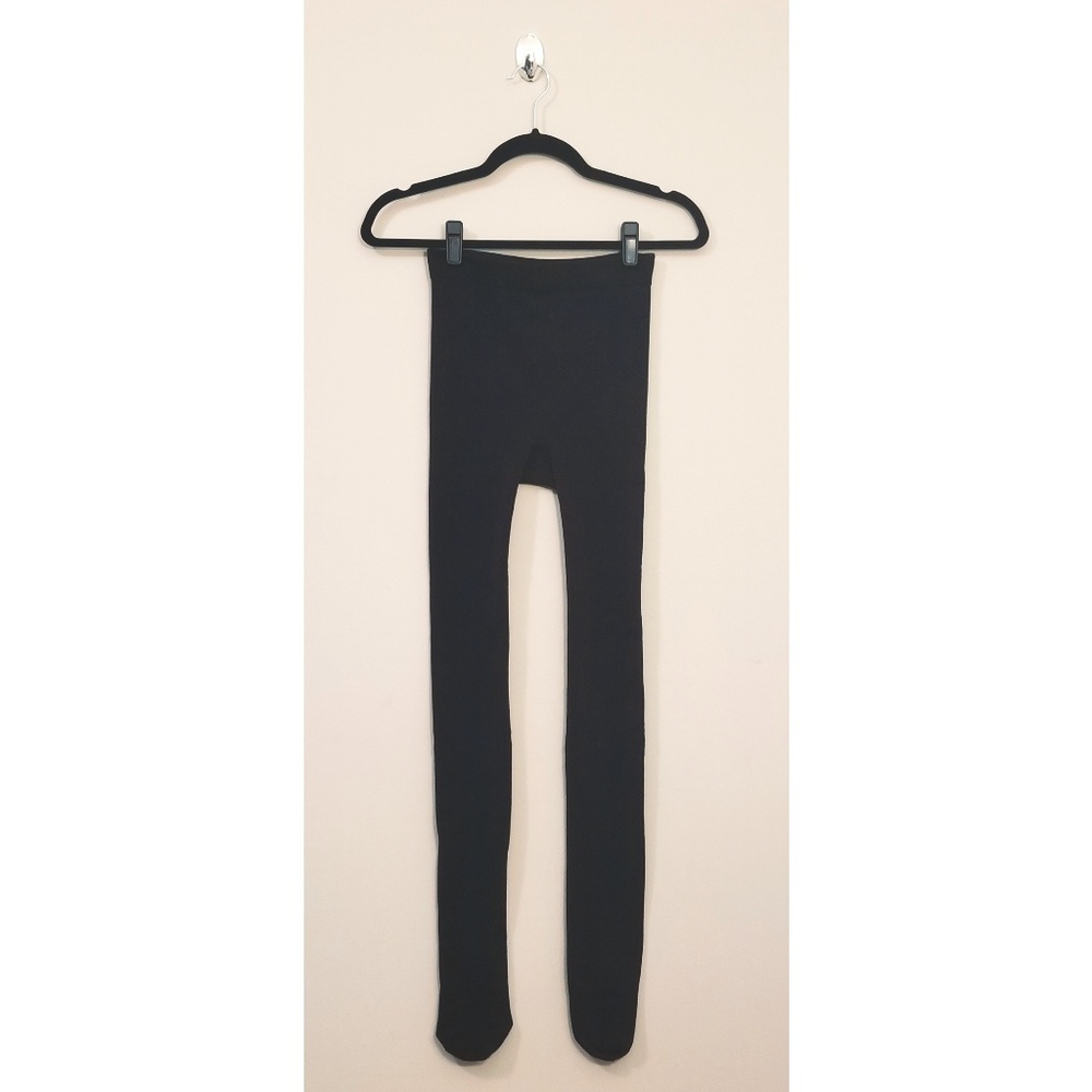 Fleece lined black leggings